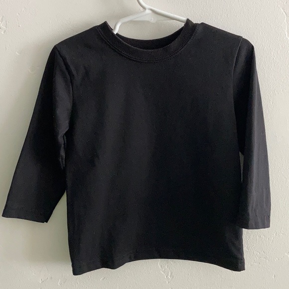 2T Black Long Sleeve Shirt - Picture 5 of 11